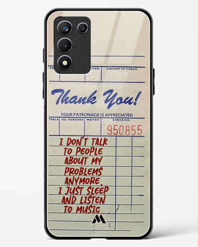 Dont Talk to People Glass Case Phone Cover (Realme)