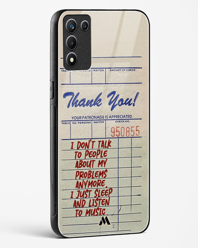 Dont Talk to People Glass Case Phone Cover (Realme)