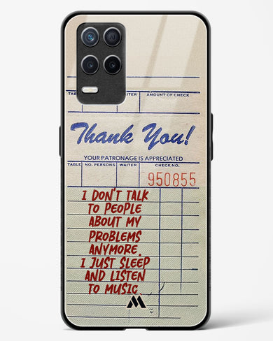 Dont Talk to People Glass Case Phone Cover (Realme)