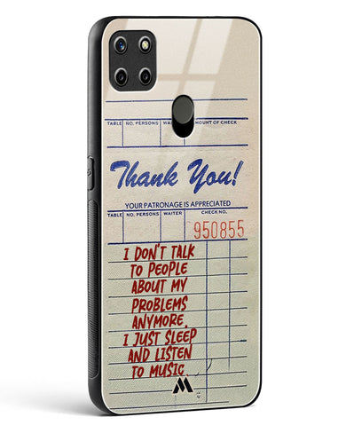 Dont Talk to People Glass Case Phone Cover (Realme)