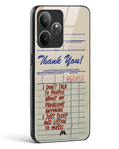 Dont Talk to People Glass Case Phone Cover (Realme)