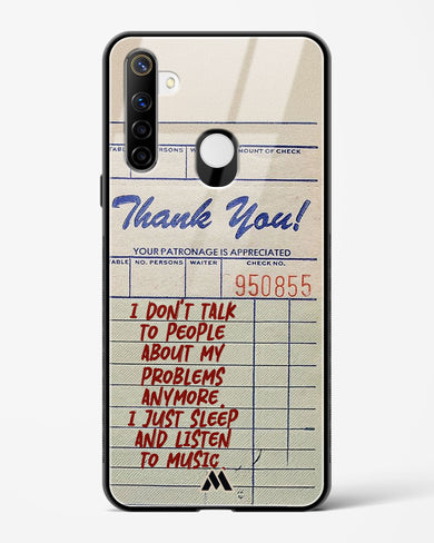 Dont Talk to People Glass Case Phone Cover (Realme)