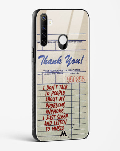 Dont Talk to People Glass Case Phone Cover (Realme)