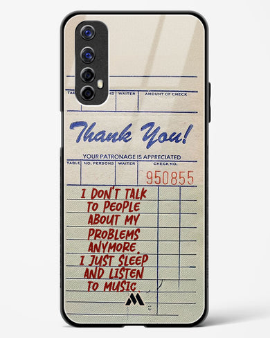 Dont Talk to People Glass Case Phone Cover (Realme)