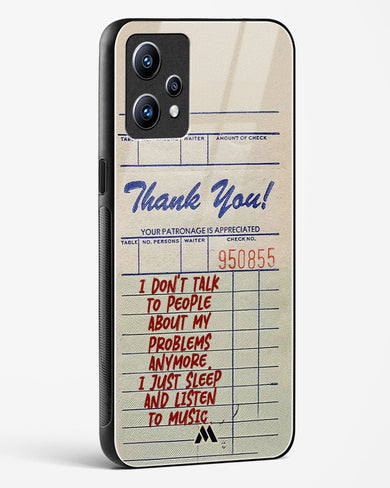 Dont Talk to People Glass Case Phone Cover (Realme)