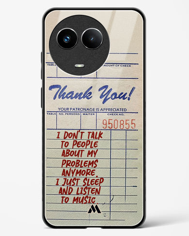 Dont Talk to People Glass Case Phone Cover (Realme)
