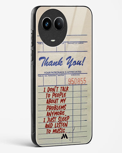 Dont Talk to People Glass Case Phone Cover (Realme)