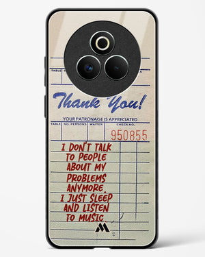 Dont Talk to People Glass Case Phone Cover (Realme)