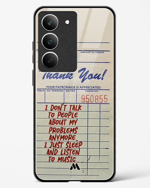 Dont Talk to People Glass Case Phone Cover (Realme)