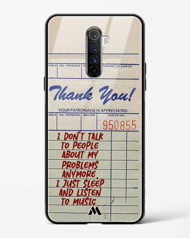 Dont Talk to People Glass Case Phone Cover (Realme)