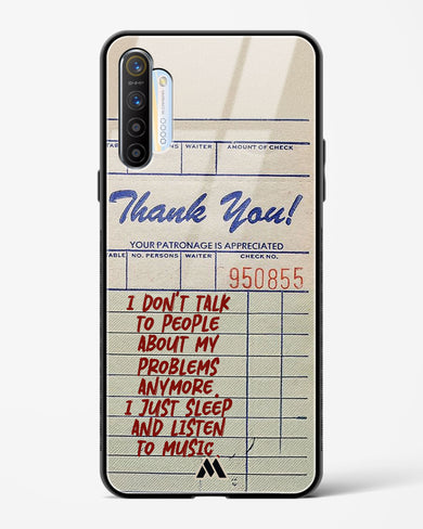 Dont Talk to People Glass Case Phone Cover (Realme)