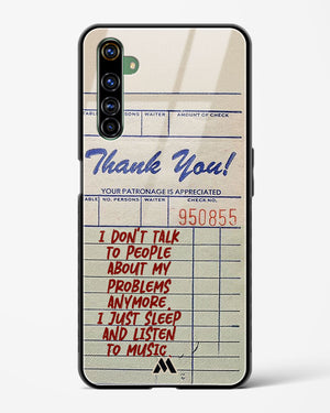 Dont Talk to People Glass Case Phone Cover (Realme)