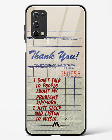 Dont Talk to People Glass Case Phone Cover (Realme)