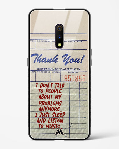 Dont Talk to People Glass Case Phone Cover (Realme)