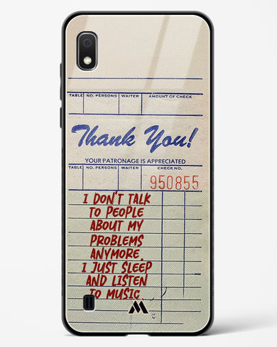 Dont Talk to People Glass Case Phone Cover (Samsung)