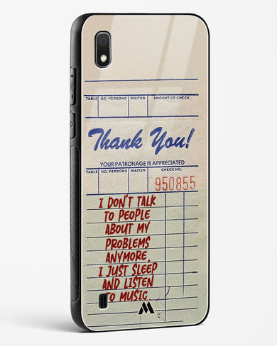 Dont Talk to People Glass Case Phone Cover (Samsung)