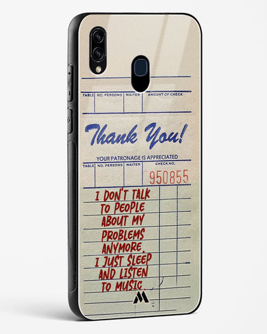 Dont Talk to People Glass Case Phone Cover (Samsung)