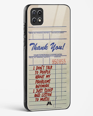 Dont Talk to People Glass Case Phone Cover (Samsung)