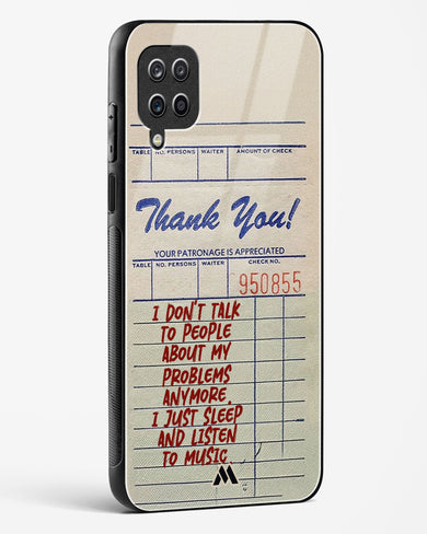 Dont Talk to People Glass Case Phone Cover (Samsung)