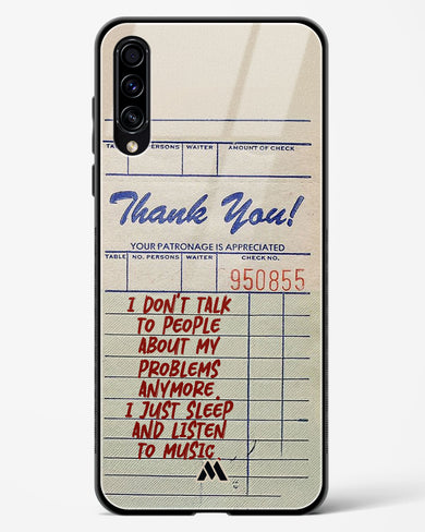 Dont Talk to People Glass Case Phone Cover (Samsung)