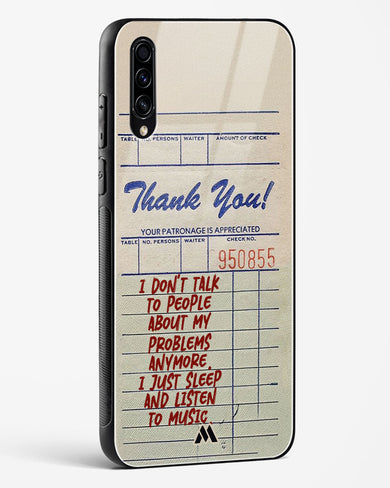 Dont Talk to People Glass Case Phone Cover (Samsung)