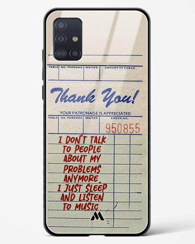 Dont Talk to People Glass Case Phone Cover (Samsung)