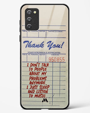 Dont Talk to People Glass Case Phone Cover (Samsung)