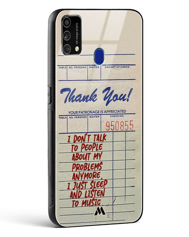 Dont Talk to People Glass Case Phone Cover (Samsung)