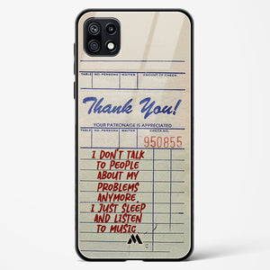 Dont Talk to People Glass Case Phone Cover (Samsung)