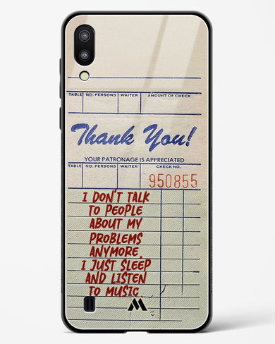 Dont Talk to People Glass Case Phone Cover (Samsung)