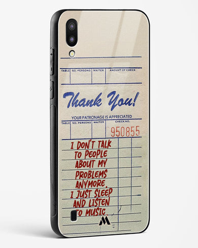 Dont Talk to People Glass Case Phone Cover (Samsung)