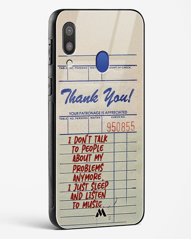 Dont Talk to People Glass Case Phone Cover (Samsung)