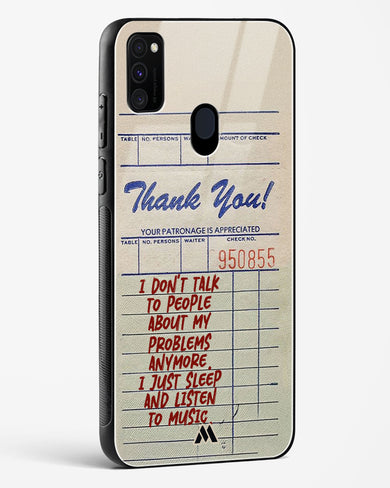 Dont Talk to People Glass Case Phone Cover (Samsung)