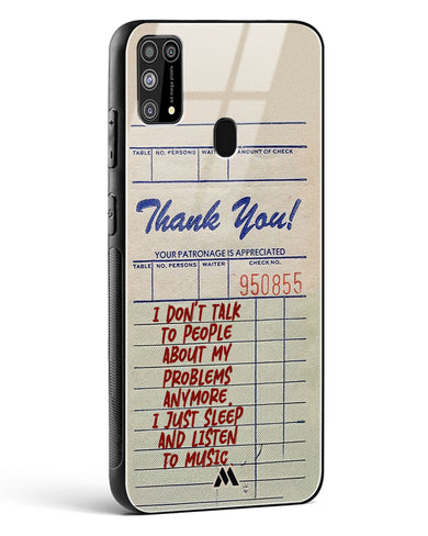 Dont Talk to People Glass Case Phone Cover (Samsung)