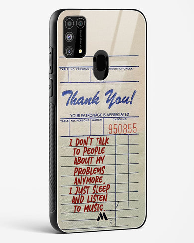 Dont Talk to People Glass Case Phone Cover (Samsung)