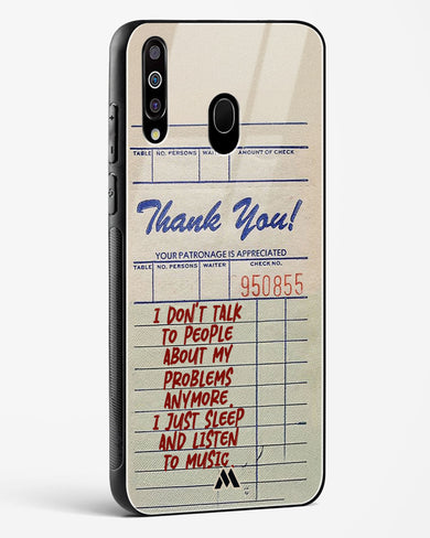 Dont Talk to People Glass Case Phone Cover (Samsung)