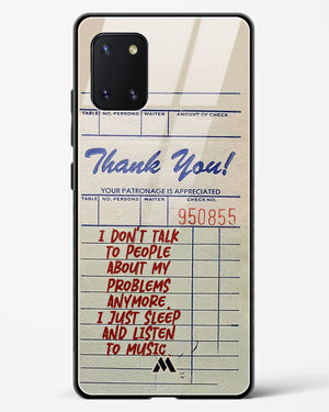 Dont Talk to People Glass Case Phone Cover (Samsung)