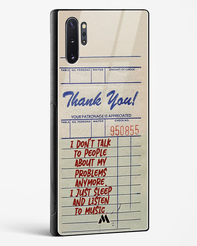 Dont Talk to People Glass Case Phone Cover (Samsung)