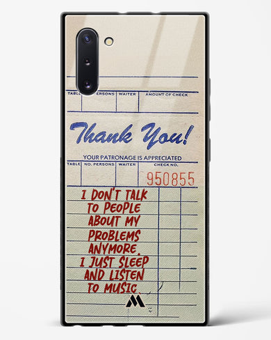 Dont Talk to People Glass Case Phone Cover (Samsung)