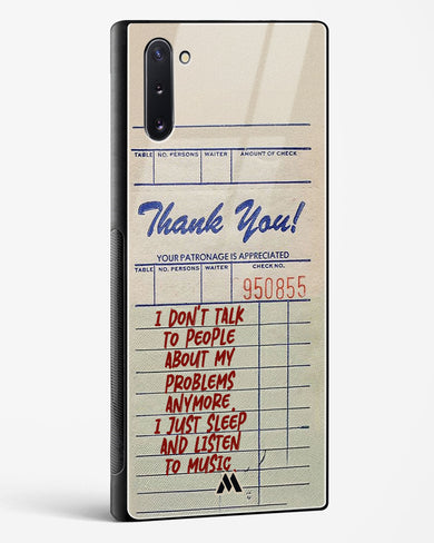 Dont Talk to People Glass Case Phone Cover (Samsung)