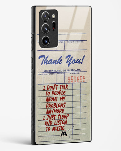 Dont Talk to People Glass Case Phone Cover (Samsung)