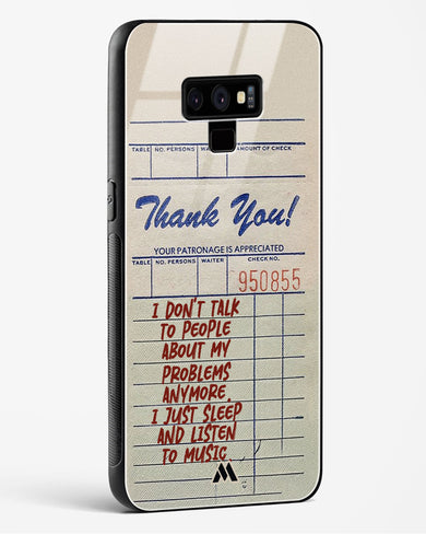 Dont Talk to People Glass Case Phone Cover (Samsung)