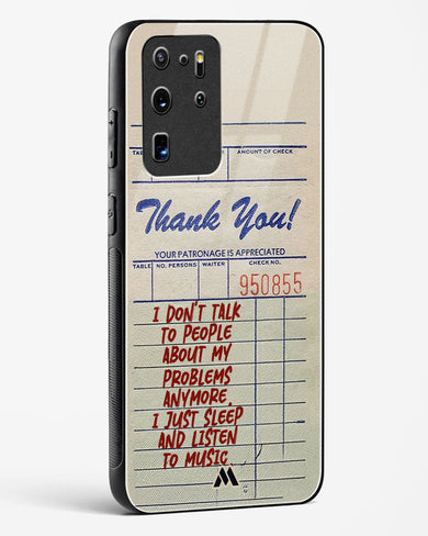 Dont Talk to People Glass Case Phone Cover (Samsung)