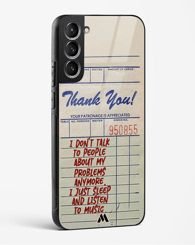 Dont Talk to People Glass Case Phone Cover (Samsung)