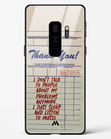 Dont Talk to People Glass Case Phone Cover (Samsung)