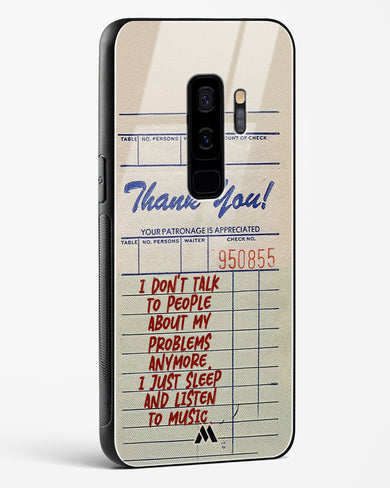 Dont Talk to People Glass Case Phone Cover (Samsung)