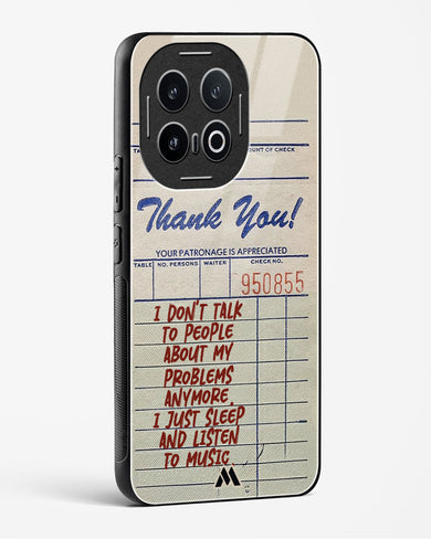 Dont Talk to People Glass Case Phone Cover (Vivo)