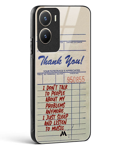 Dont Talk to People Glass Case Phone Cover (Vivo)