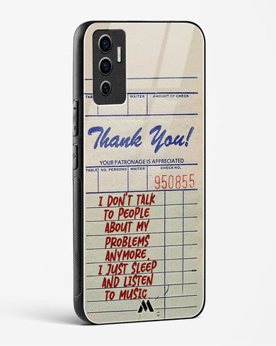 Dont Talk to People Glass Case Phone Cover (Vivo)