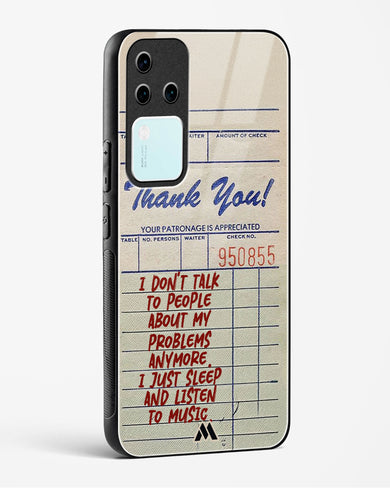 Dont Talk to People Glass Case Phone Cover (Vivo)